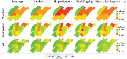 Figure 2. Mapping cultivated land area in Shandong province, China (modified, Wang, Haining, et al. Citation2013, permitted by www.pion.co.uk and www.envplan.com).