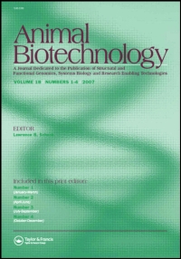 Cover image for Animal Biotechnology, Volume 28, Issue 1, 2017