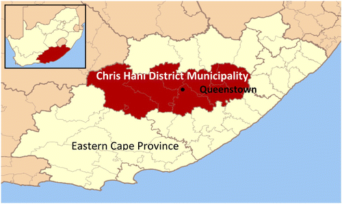 Figure 1: Chris Hani District Municipality, Eastern Cape, South Africa