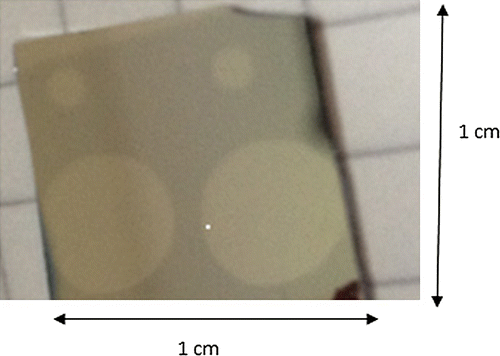 Figure 1. Image of CoPt3 sample