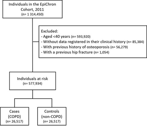 Figure 1 Flowchart of patients included in the study.