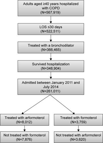 Figure 1 Patient flow through selection criteria.