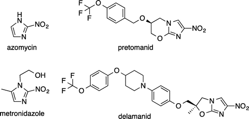 Fig. 4. Structures of nitroimidazole compounds.