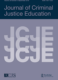 Cover image for Journal of Criminal Justice Education, Volume 29, Issue 3, 2018