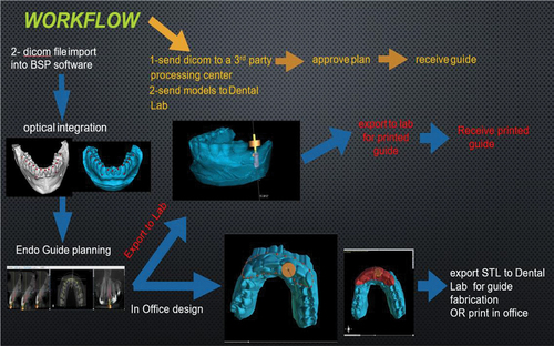Figure 1. Simple diagram demonstrating the workflow for Endo Guide.