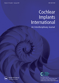 Cover image for Cochlear Implants International, Volume 22, Issue 1, 2021