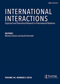 Cover image for International Interactions, Volume 44, Issue 3, 2018