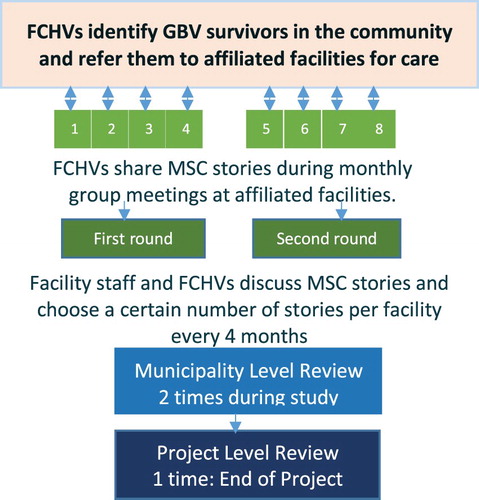 Figure 1. Selection process for most significant change stories.