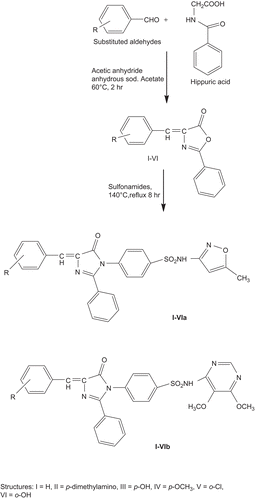Scheme 1.  Synthesis of proposed imidazolinone derivatives.