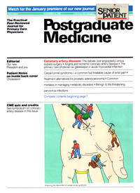 Cover image for Postgraduate Medicine, Volume 84, Issue 7, 1988