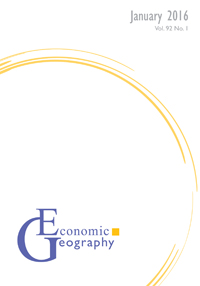 Cover image for Economic Geography, Volume 92, Issue 1, 2016