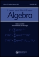Cover image for Linear and Multilinear Algebra, Volume 5, Issue 1, 1977