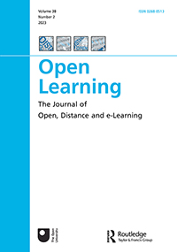 Cover image for Open Learning: The Journal of Open, Distance and e-Learning, Volume 38, Issue 2, 2023