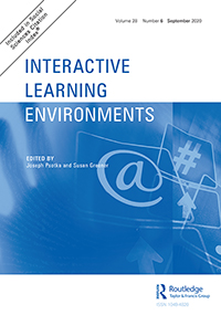 Cover image for Interactive Learning Environments, Volume 28, Issue 6, 2020