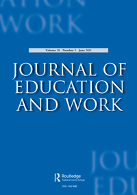 Cover image for Journal of Education and Work, Volume 28, Issue 3, 2015