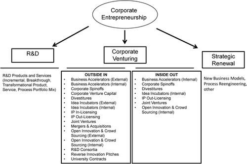 Figure 2. Corporate Entrepreneurship Model