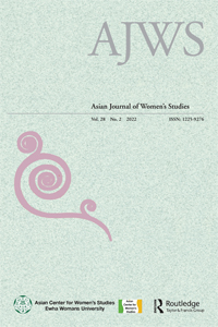 Cover image for Asian Journal of Women's Studies, Volume 28, Issue 2, 2022