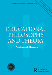 Cover image for Educational Philosophy and Theory, Volume 53, Issue 10, 2021