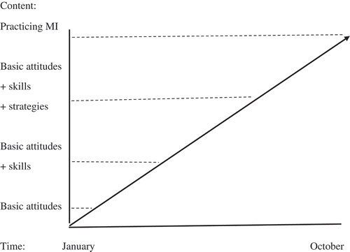 Figure 1. The process of learning MI as described in the article.