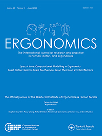 Cover image for Ergonomics, Volume 63, Issue 8, 2020