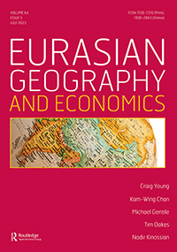 Cover image for Eurasian Geography and Economics, Volume 64, Issue 5, 2023