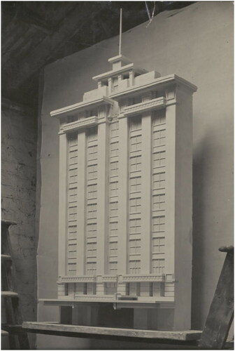 Figure 2. Marion Mahony Griffin and Walter Burley Griffin, plaster model of the façade of the Capitol Theatre, Swanston Street, Melbourne, ca. 1926.