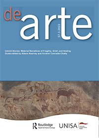 Cover image for de arte, Volume 57, Issue 3, 2022