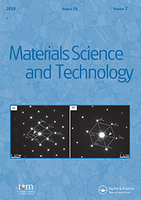 Cover image for Materials Science and Technology, Volume 34, Issue 7, 2018