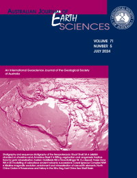 Cover image for Australian Journal of Earth Sciences