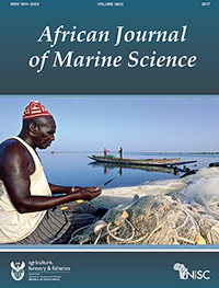 Cover image for African Journal of Marine Science, Volume 39, Issue 3, 2017