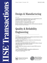 Cover image for IISE Transactions, Volume 51, Issue 11, 2019