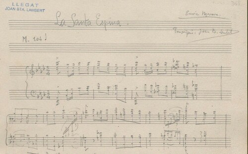 FIGURE 6 Beginning of Lambert’s virtuoso fantasia on ‘La santa espina’.