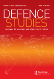 Cover image for Defence Studies, Volume 14, Issue 4, 2014