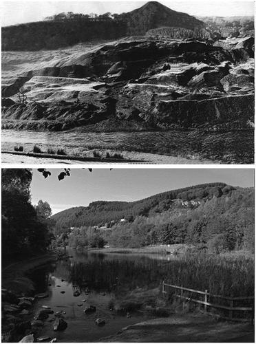 Figure 3. Environmental transformation in the Ebbw Fach valley.