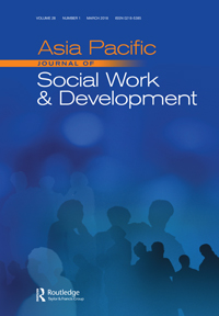 Cover image for Asia Pacific Journal of Social Work and Development, Volume 28, Issue 1, 2018