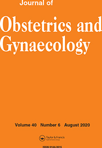 Cover image for Journal of Obstetrics and Gynaecology, Volume 40, Issue 6, 2020