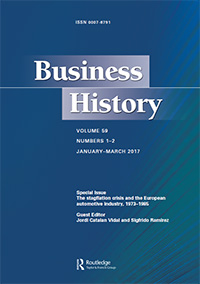 Cover image for Business History, Volume 59, Issue 1, 2017