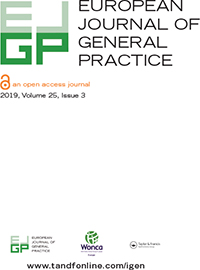 Cover image for European Journal of General Practice, Volume 25, Issue 3, 2019