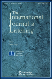 Cover image for International Journal of Listening, Volume 31, Issue 1, 2017