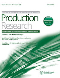 Cover image for International Journal of Production Research, Volume 56, Issue 19, 2018
