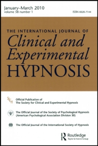 Cover image for International Journal of Clinical and Experimental Hypnosis, Volume 65, Issue 3, 2017