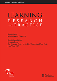Cover image for Learning: Research and Practice, Volume 4, Issue 1, 2018