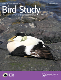 Cover image for Bird Study, Volume 68, Issue 4, 2021