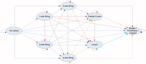 Figure 2. States of the model.