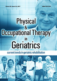 Cover image for Physical & Occupational Therapy In Geriatrics, Volume 35, Issue 3-4, 2017
