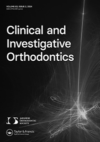 Cover image for Clinical and Investigative Orthodontics, Volume 83, Issue 2, 2024