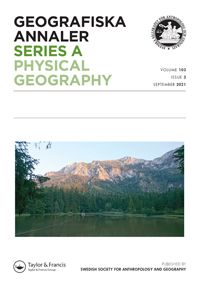 Cover image for Geografiska Annaler: Series A, Physical Geography, Volume 103, Issue 3, 2021