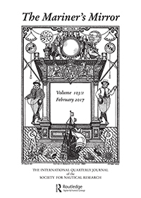 Cover image for The Mariner's Mirror, Volume 103, Issue 1, 2017