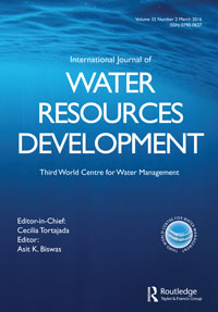 Cover image for International Journal of Water Resources Development, Volume 32, Issue 2, 2016