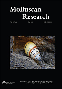 Cover image for Molluscan Research, Volume 41, Issue 1, 2021